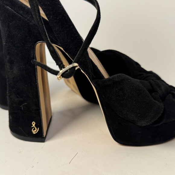 Sam Edelman Kristen Black Women's Sandals 8.5 - Picture 4 of 7